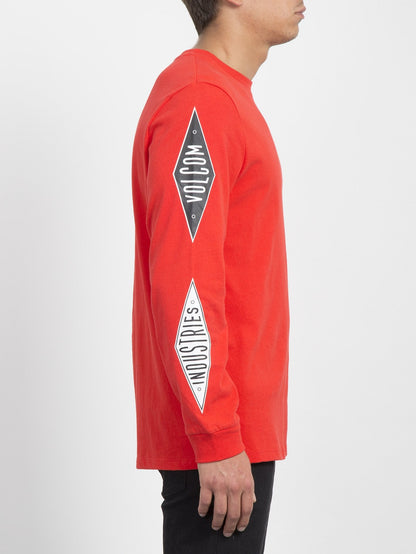 Boxy VI T-shirt - Bright Red