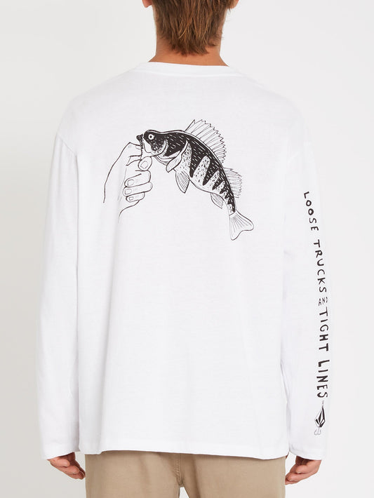 T-shirt Loose Trucks - White