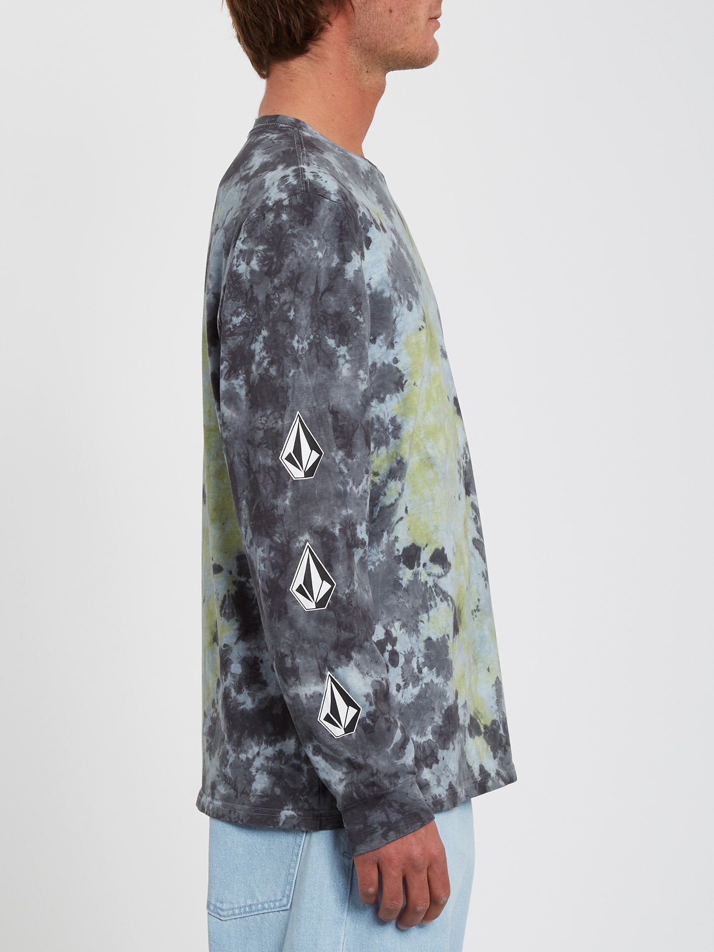 Iconic Dye T-shirt - LIME TIE DYE