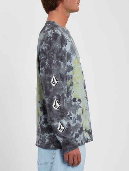 Iconic Dye T-shirt - LIME TIE DYE
