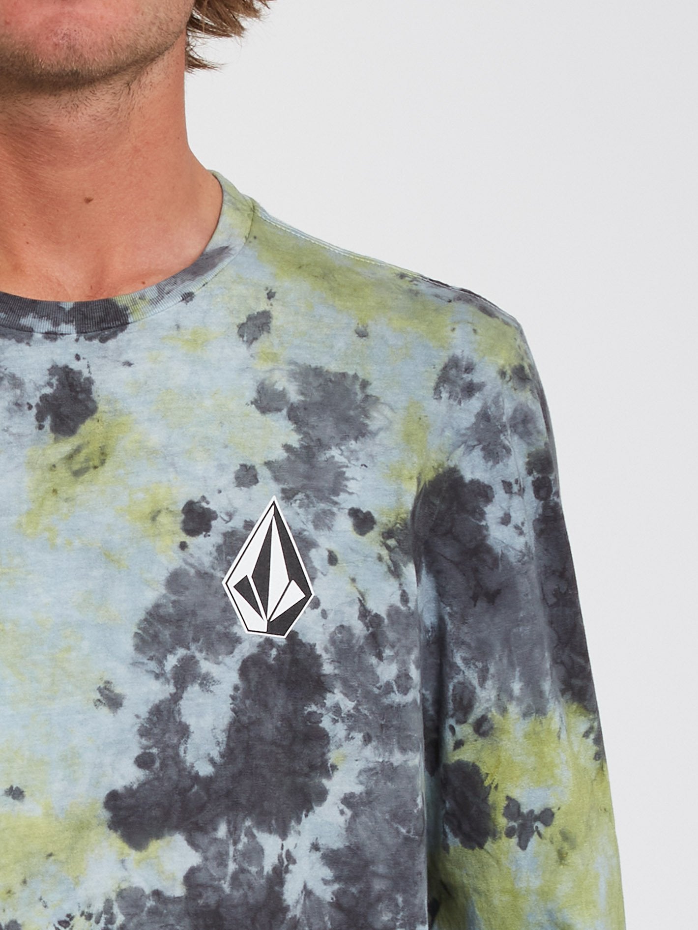 Iconic Dye T-shirt - LIME TIE DYE