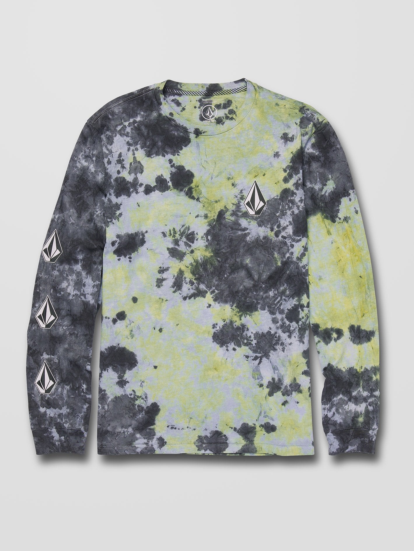 Iconic Dye T-shirt - LIME TIE DYE