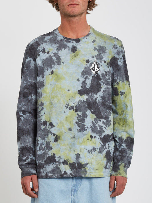 T-shirt Iconic Dye - LIME TIE DYE