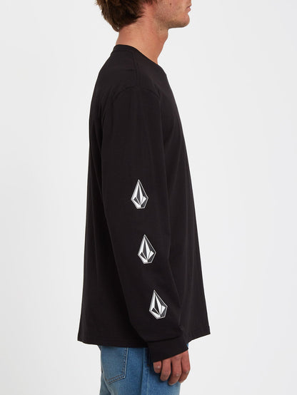 T-shirt Iconic Stone - BLACK