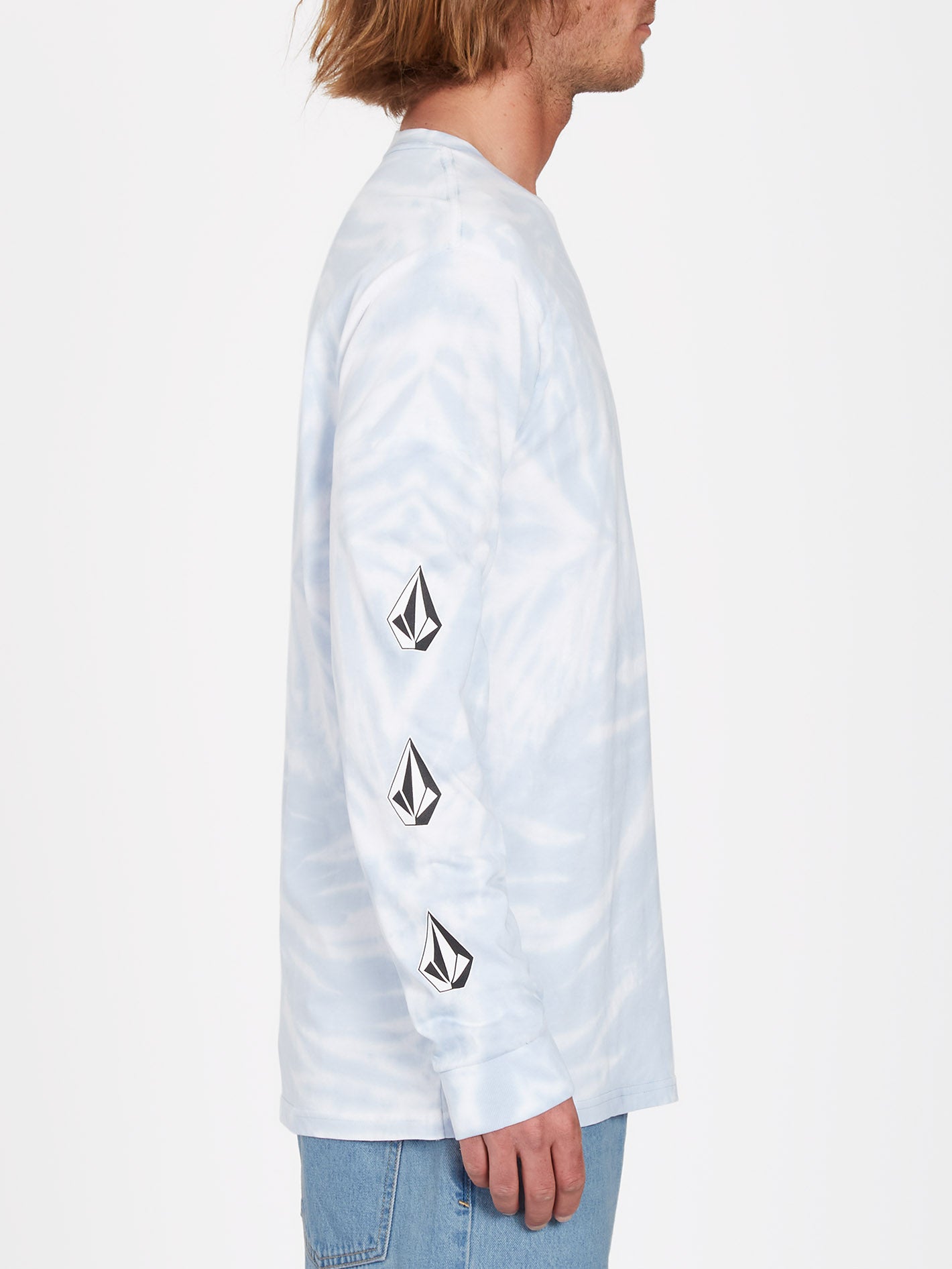 T-shirt Iconic Stone Dye - CELESTIAL BLUE