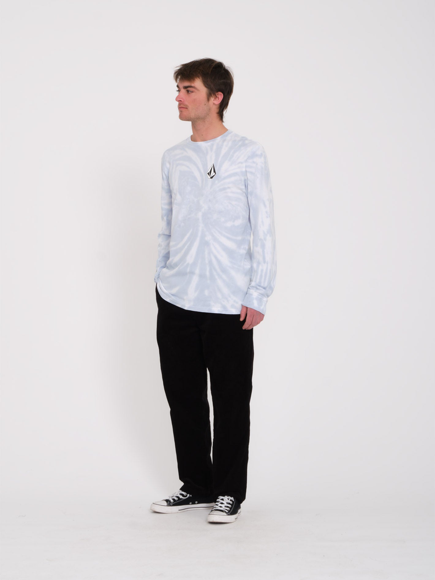 T-shirt Iconic Stone Dye - CELESTIAL BLUE