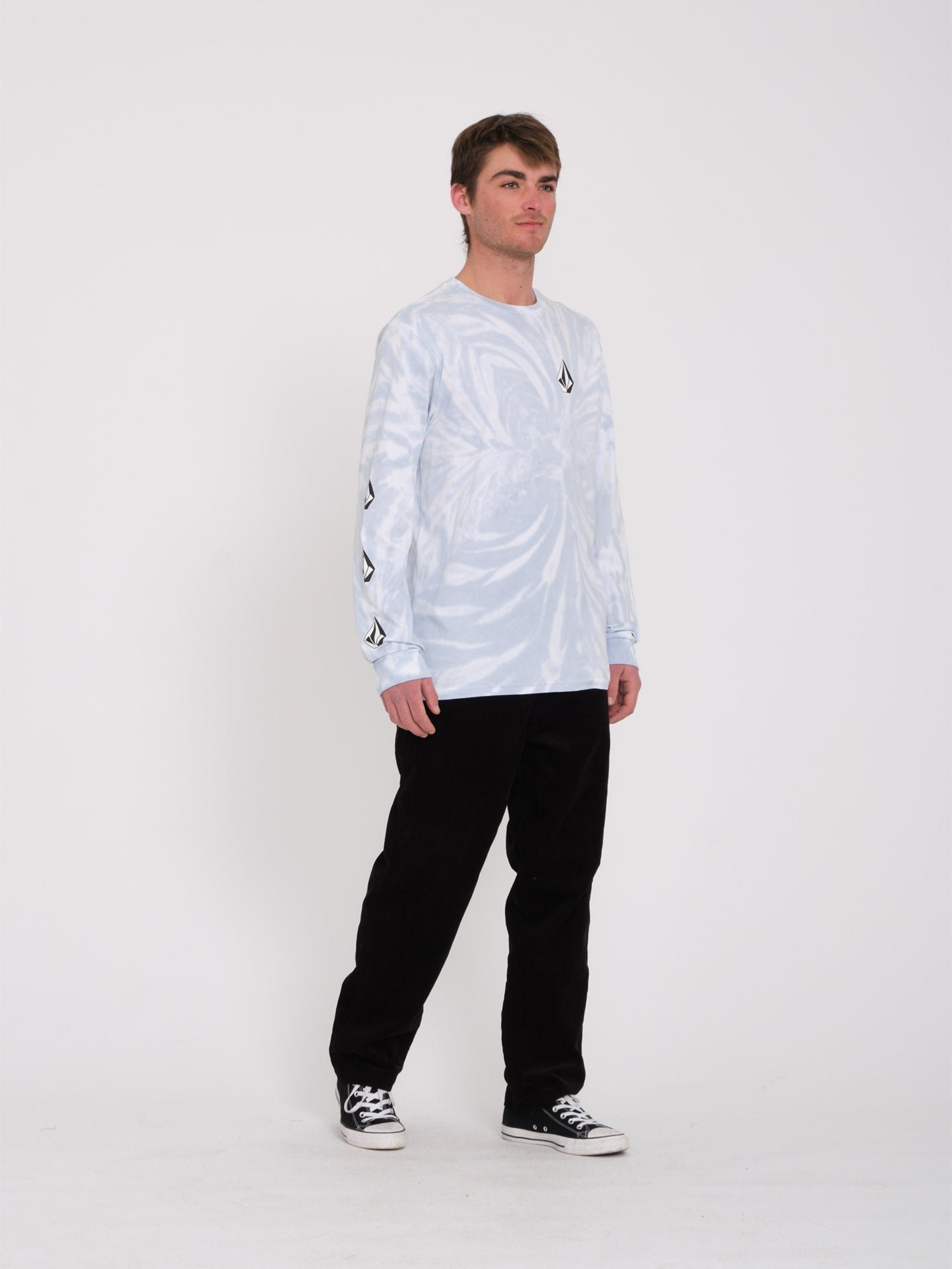 T-shirt Iconic Stone Dye - CELESTIAL BLUE