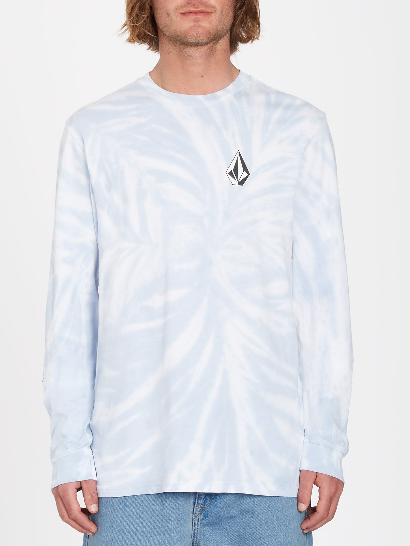 T-shirt Iconic Stone Dye - CELESTIAL BLUE