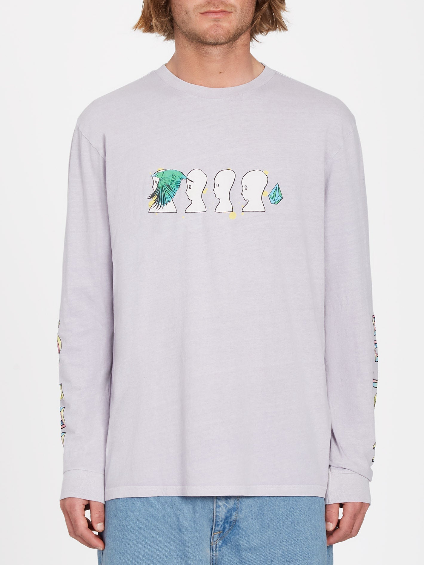 Ed Merlin Murray T-shirt - LIGHT ORCHID
