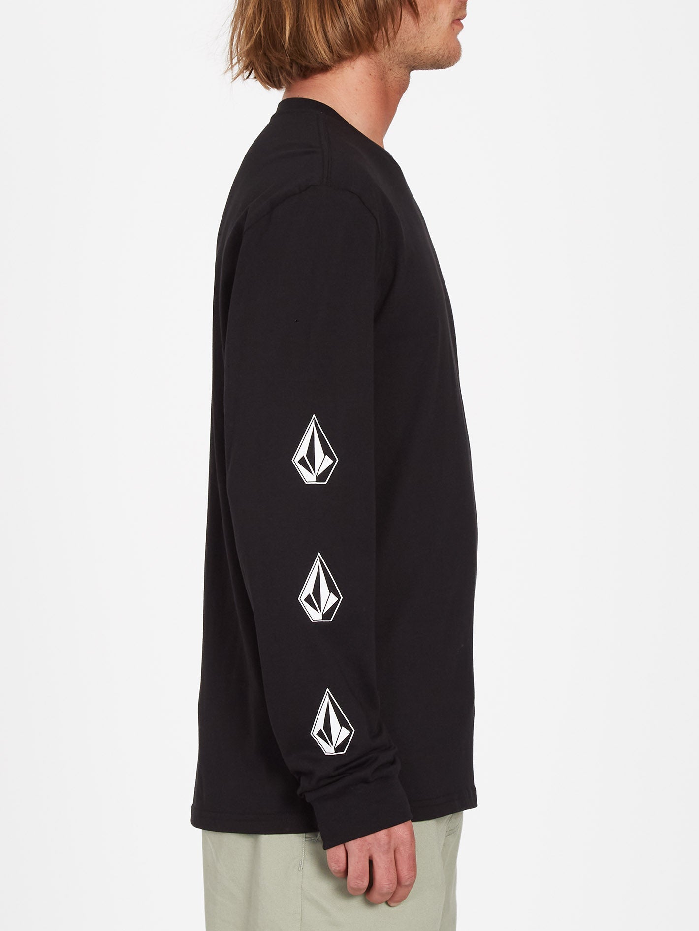 T-shirt Iconic Stone - BLACK