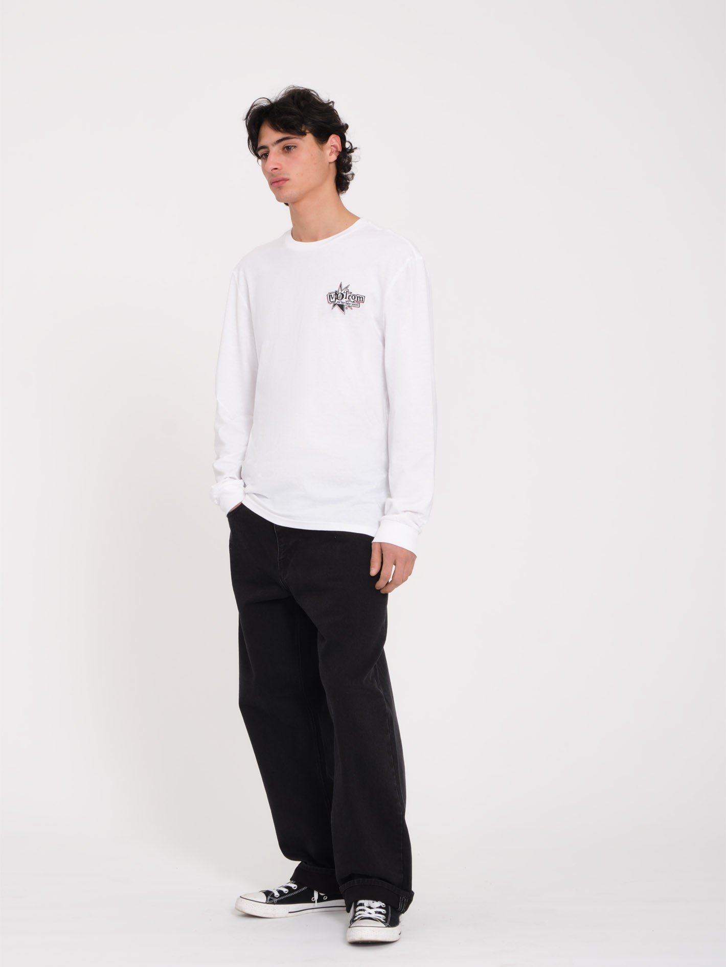 T-shirt Volcom Entertainment - WHITE