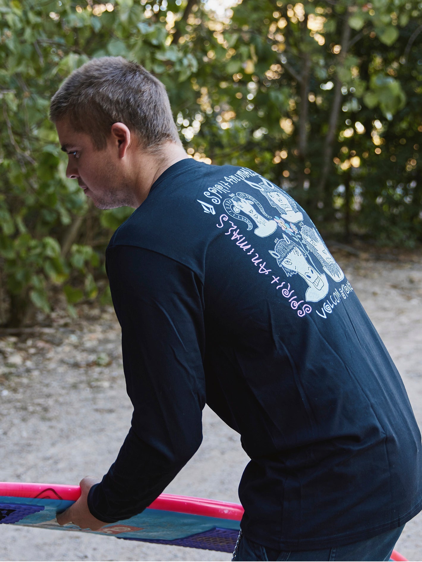Surf Vitals Animal T-Shirt - SCHWARZ