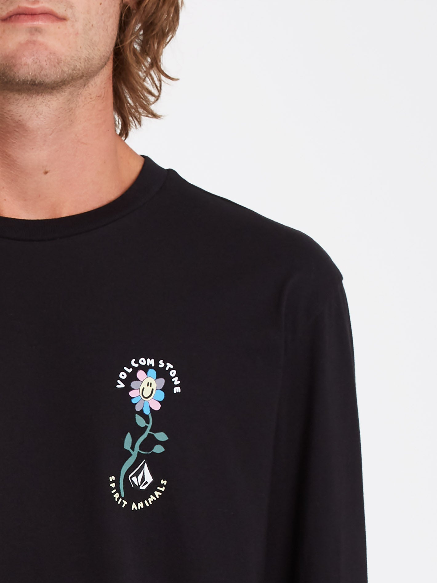 Surf Vitals Animal T-Shirt - SCHWARZ