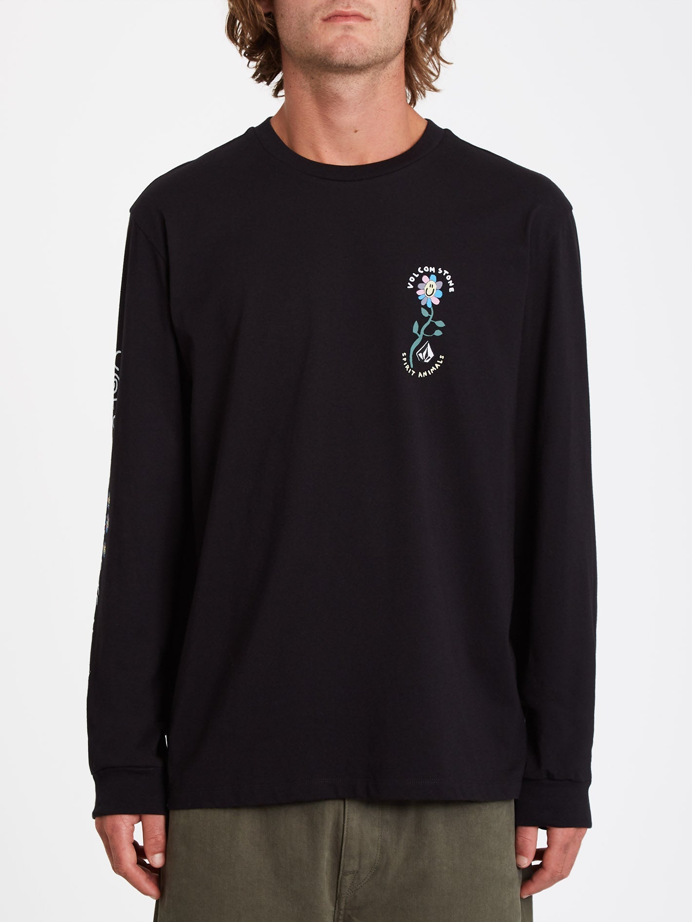 Surf Vitals Animal T-Shirt - SCHWARZ