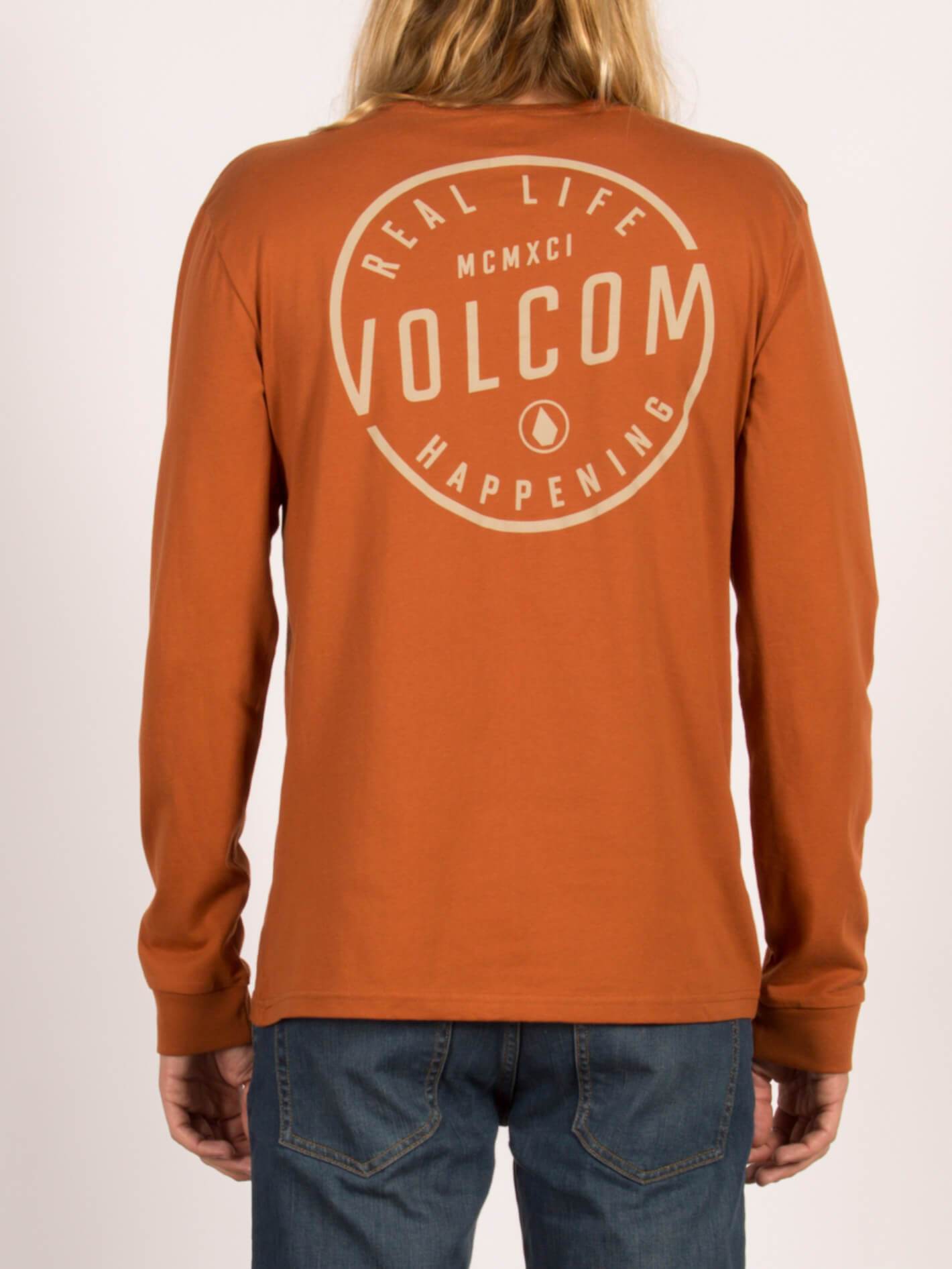 On Lock Langarm-T-Shirt - Kupfer