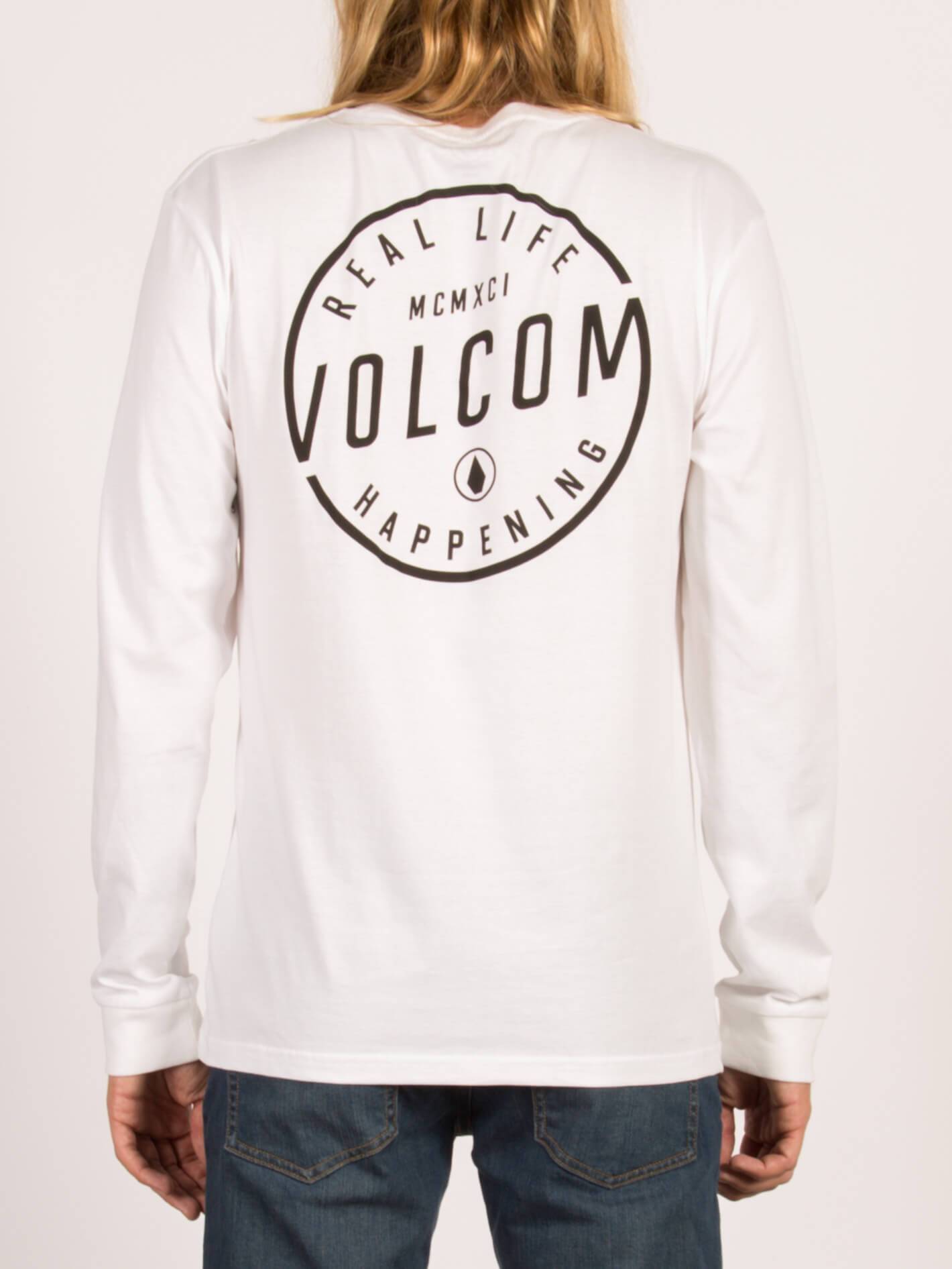 On Lock Langarm-T-Shirt - Weiß