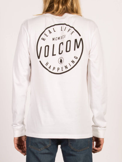 On Lock Langarm-T-Shirt - Weiß