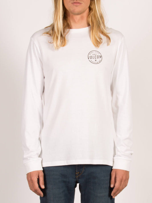 T-shirt à manches longues On Lock - White
