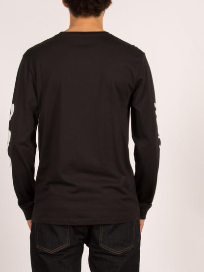 Chopper Langarm-T-Shirt - Schwarz