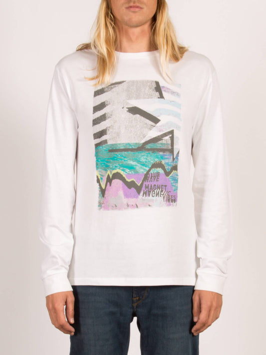 T-shirt à manches longues Mag Vibes - White
