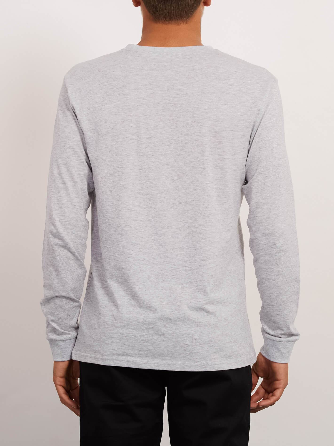 Budy Langarm-T-Shirt - Heather Grey