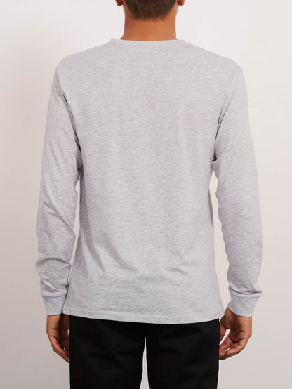 Budy Langarm-T-Shirt - Heather Grey