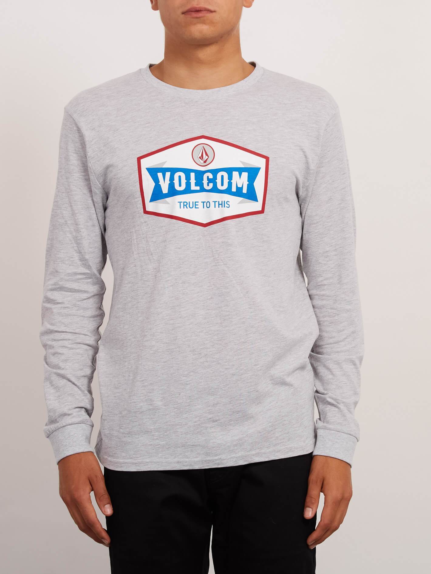 Budy Langarm-T-Shirt - Heather Grey