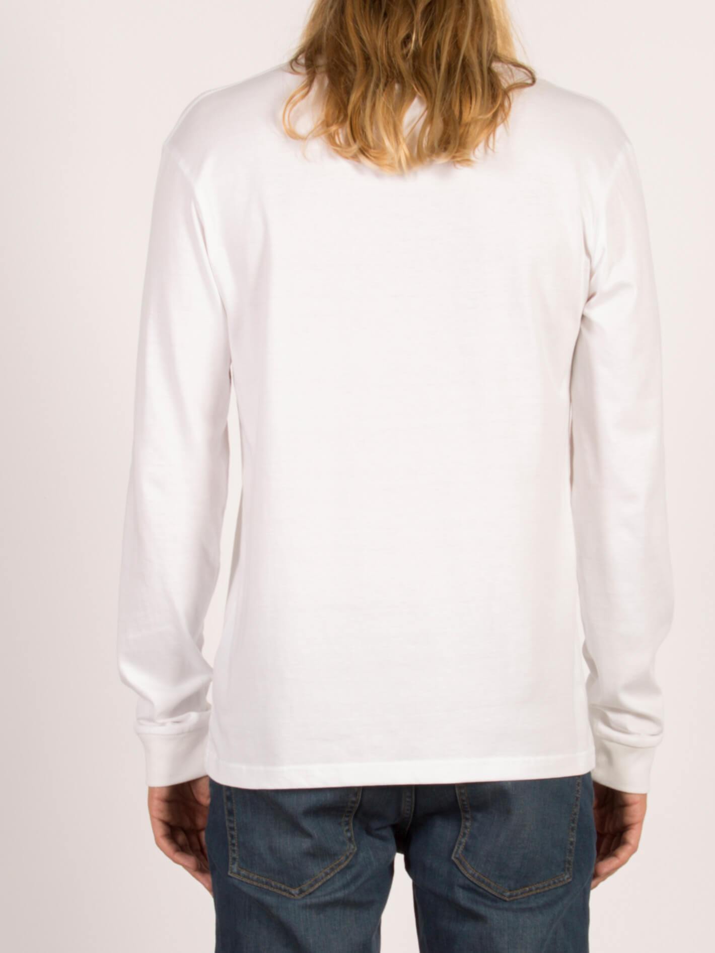 Budy Langarm-T-Shirt - Weiß