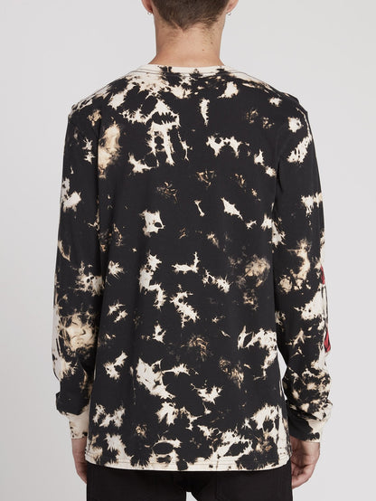 T-Shirt mit statischem Rauschen – Batik