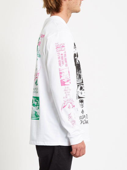 Bits Of Brain T-Shirt - WEISS