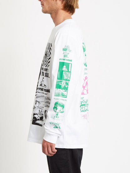 Bits Of Brain T-Shirt - WEISS