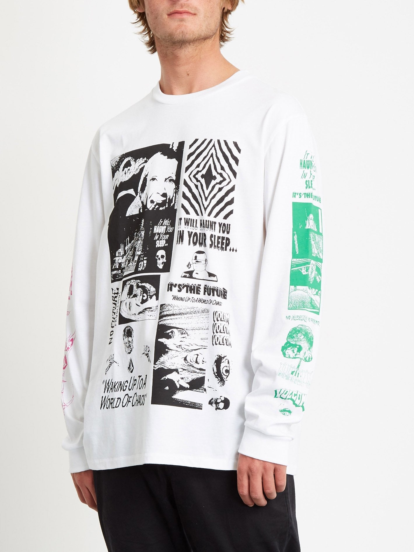 Bits Of Brain T-Shirt - WEISS