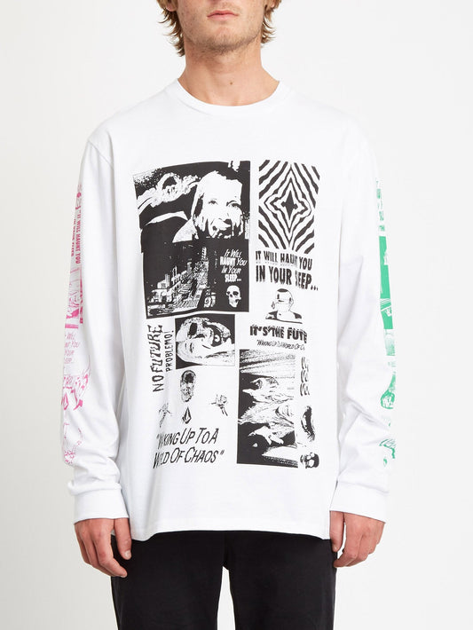 Bits Of Brain T-Shirt - WEISS