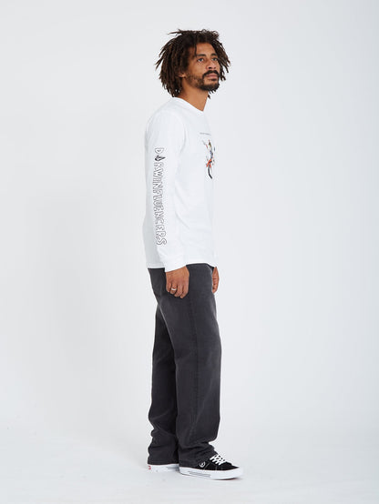 Pentagramm Pizza T-Shirt - WEISS