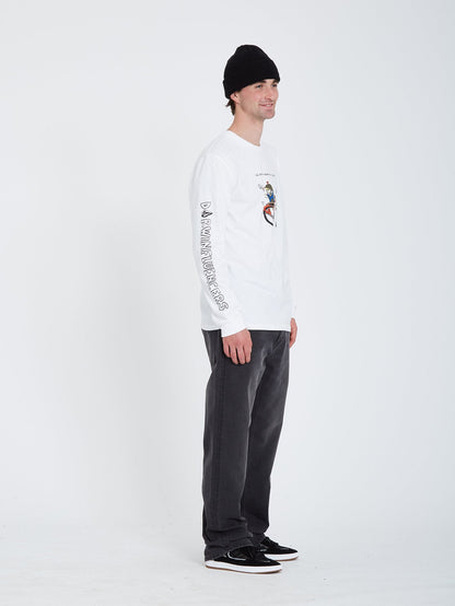 Pentagramm Pizza T-Shirt - WEISS