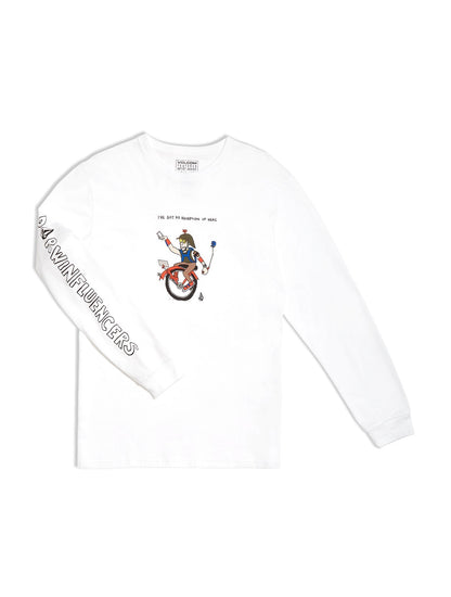 Pentagramm Pizza T-Shirt - WEISS