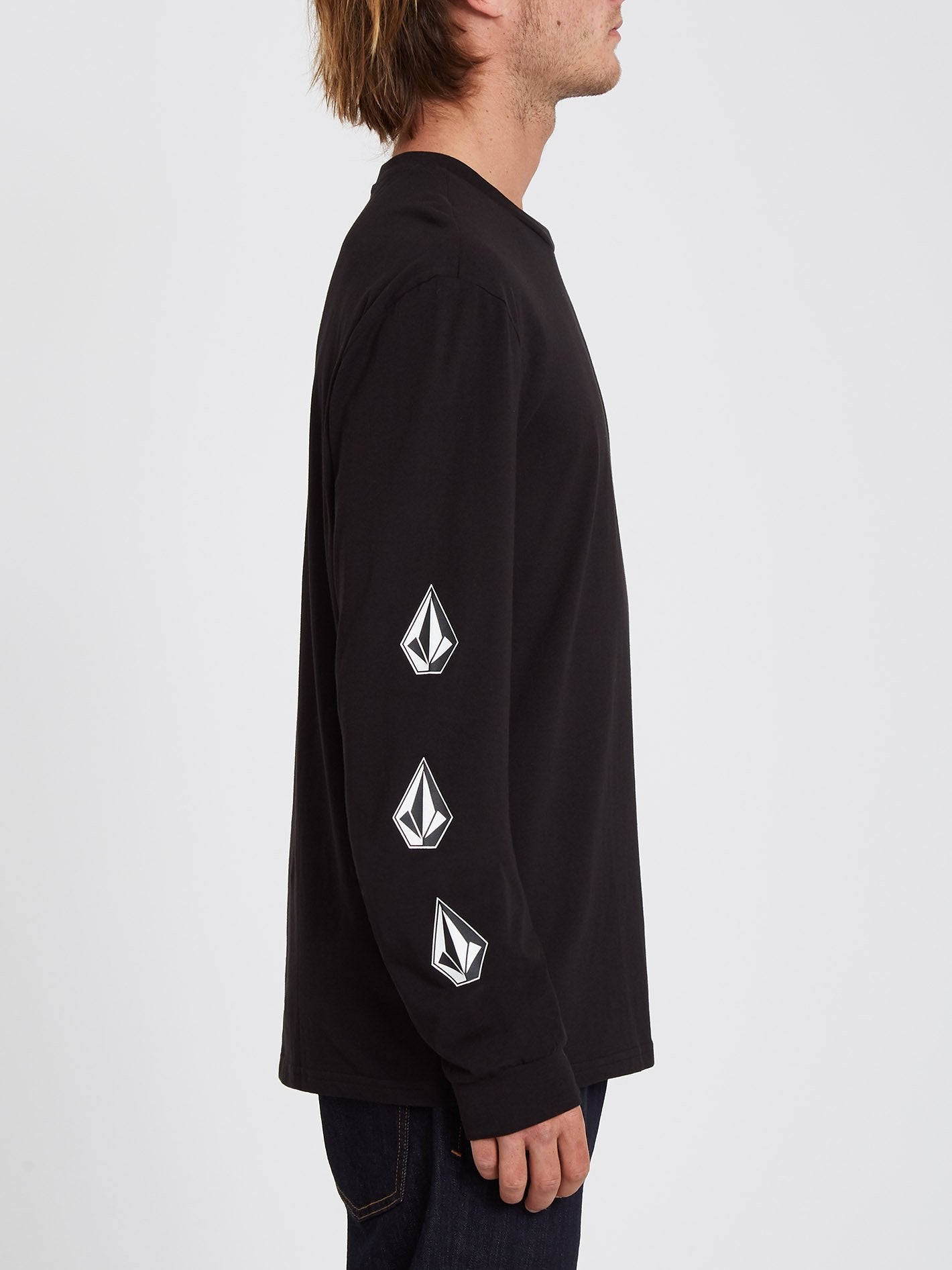 Iconic Stone T-Shirt - BLACK