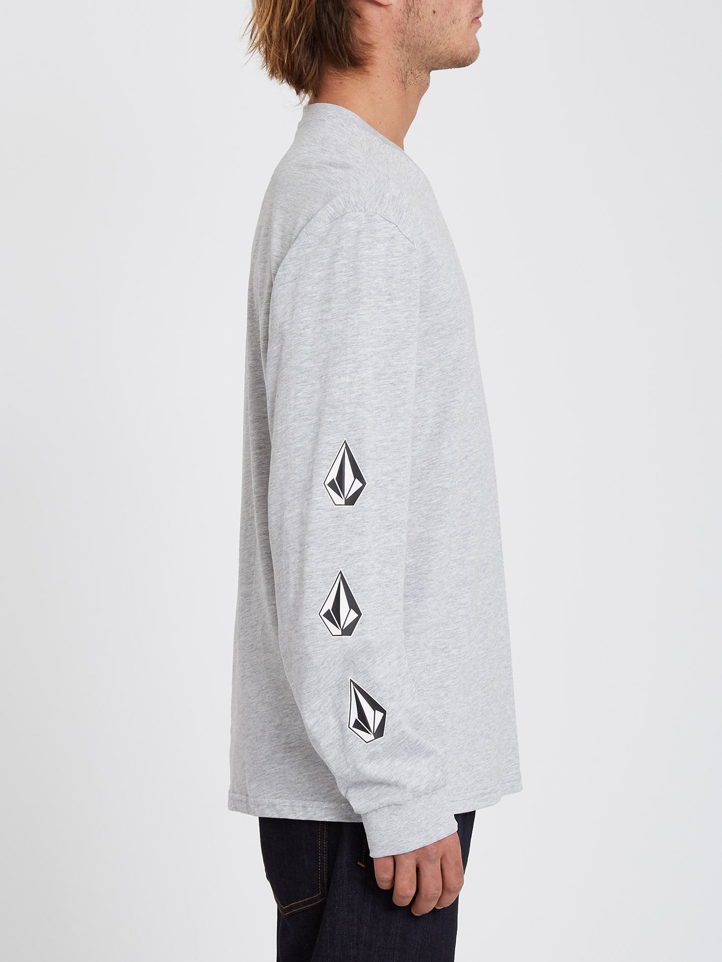 Iconic Stone T-Shirt - GRAU MELIERT