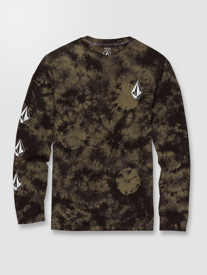 Iconic Stone Dye T-shirt - MILITARY