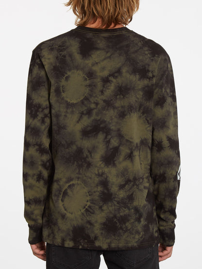 Iconic Stone Dye T-shirt - MILITARY