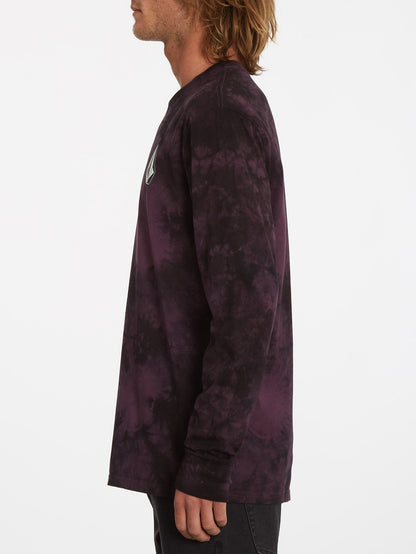 T-shirt Iconic Stone Dye - MULBERRY