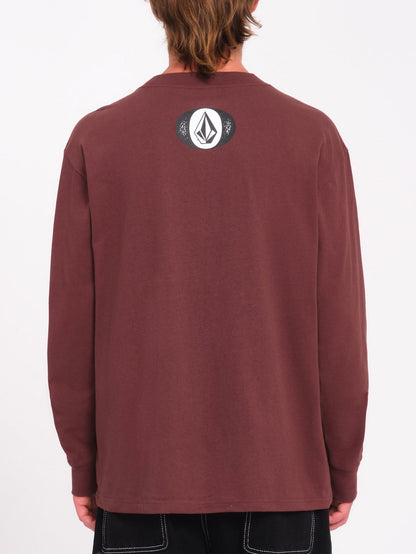 T-shirt Skate Vitals Remy - MERLOT