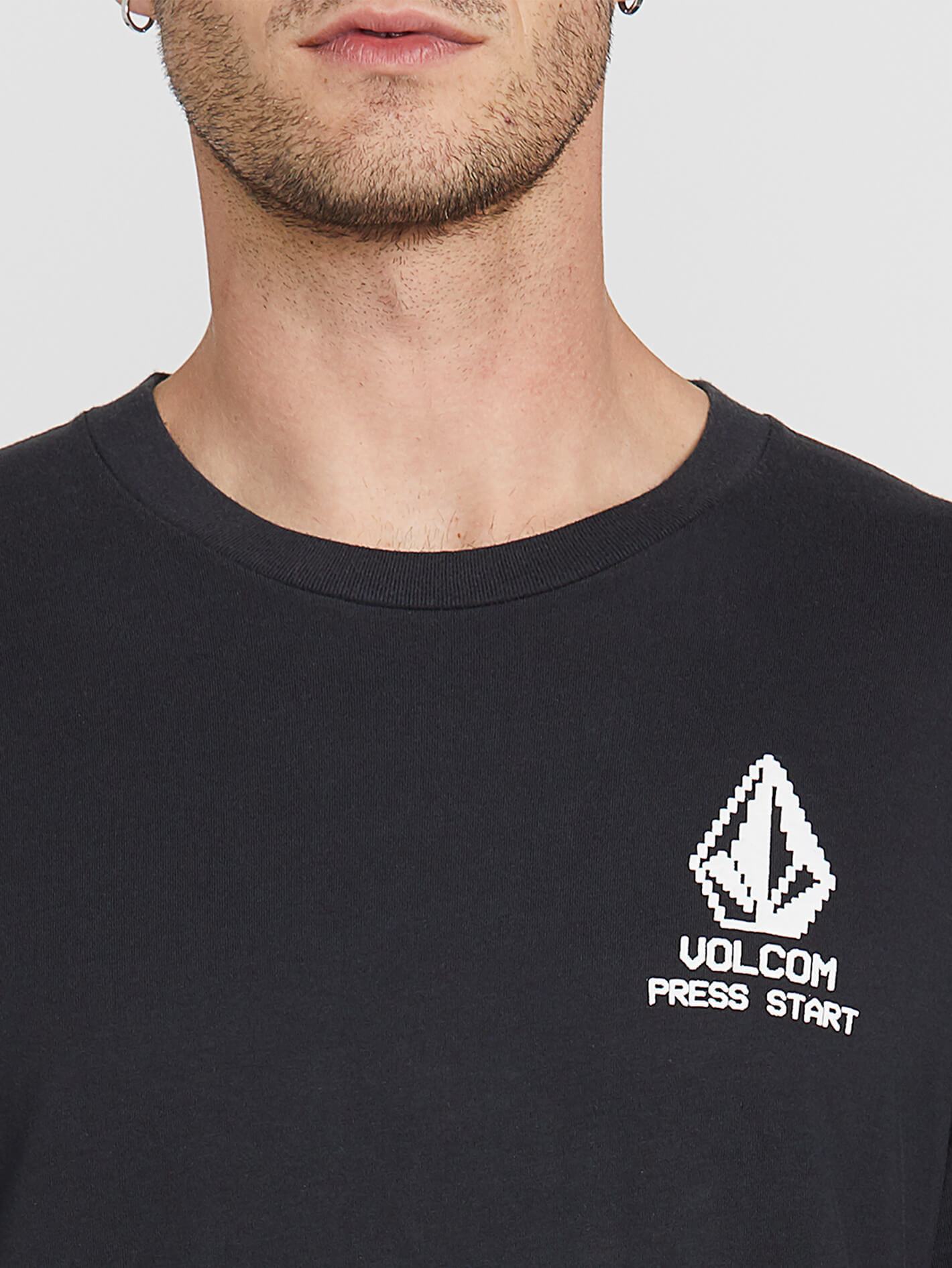 New High Score T-shirt à manches logues - BLACK