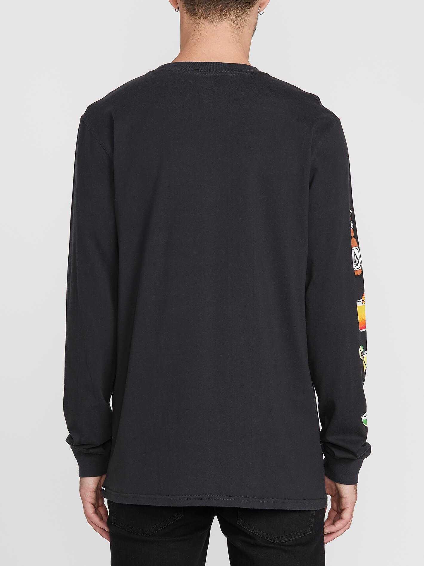 New High Score T-shirt à manches logues - BLACK