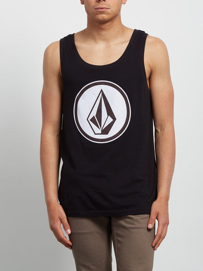 Classic Stone Tank Top - Black