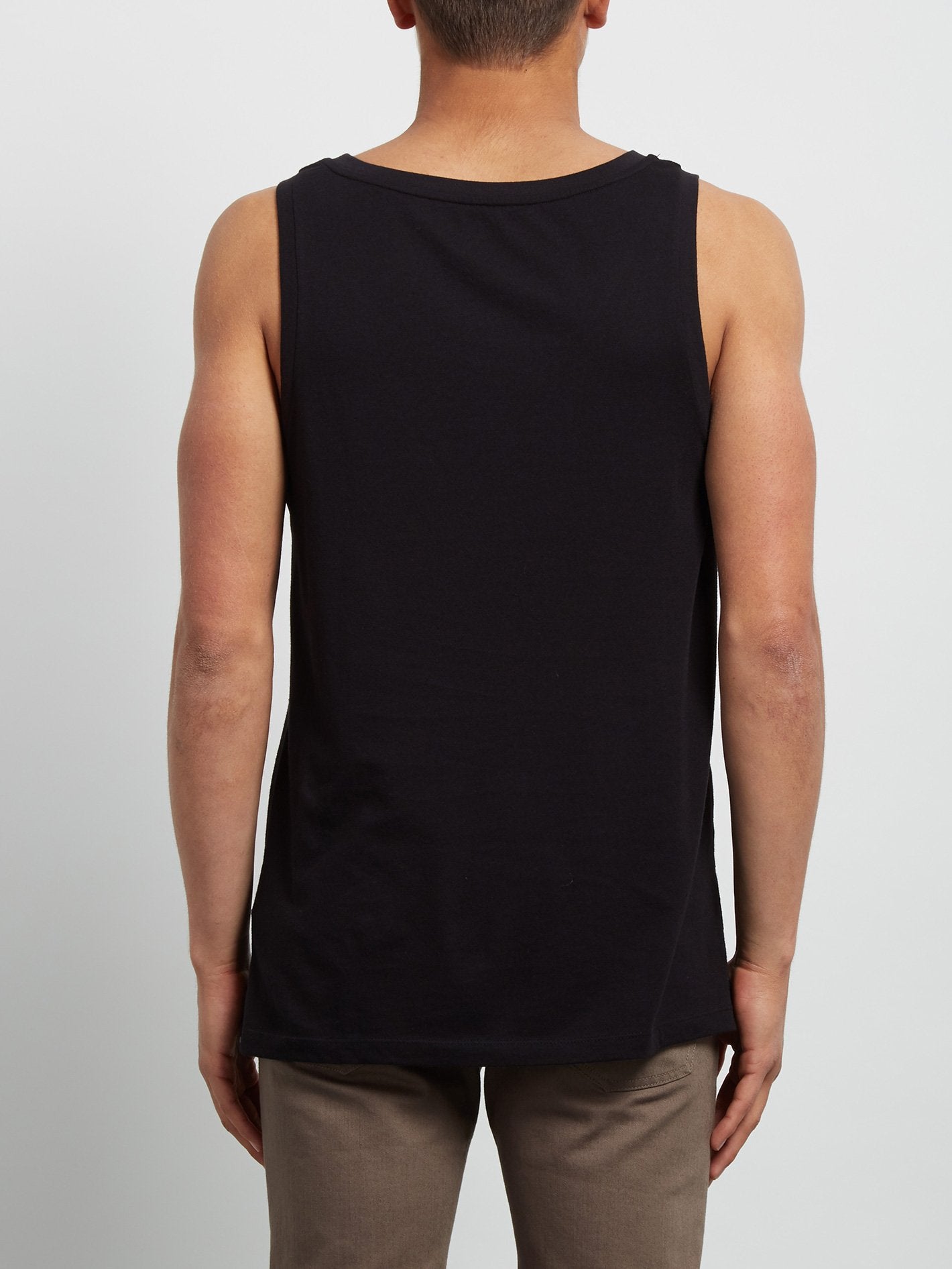 Classic Stone Tank Top - Black
