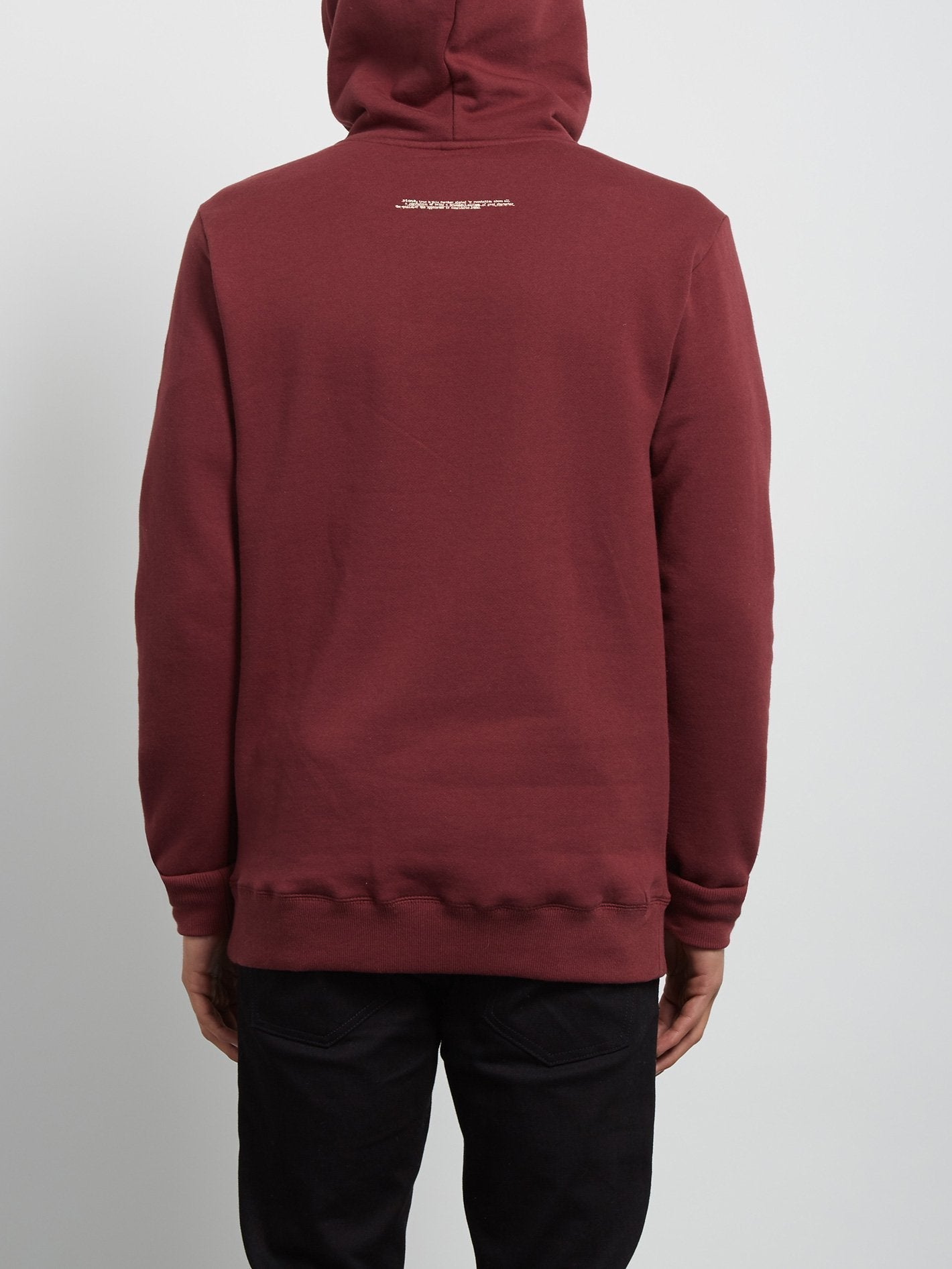 Supply Stone Kapuzenpullover - Burgunderrot