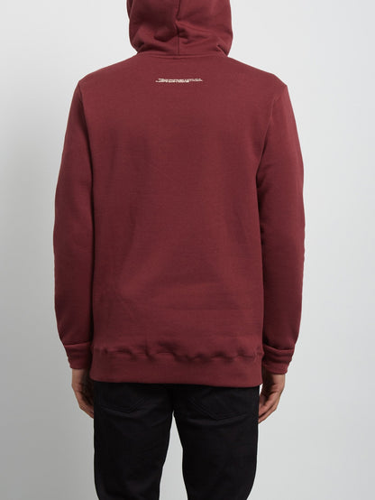 Supply Stone Kapuzenpullover - Burgunderrot
