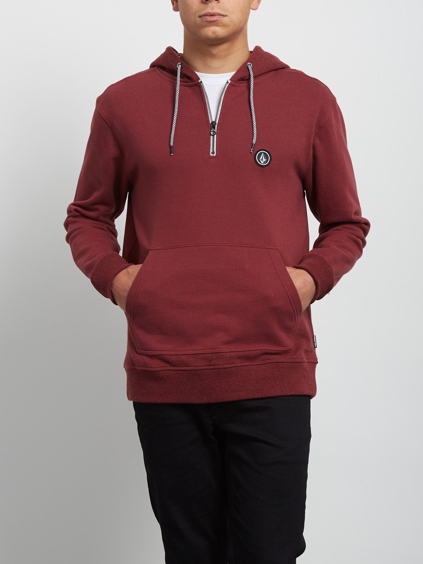 Milton Kapuzenpullover - Purpurrot