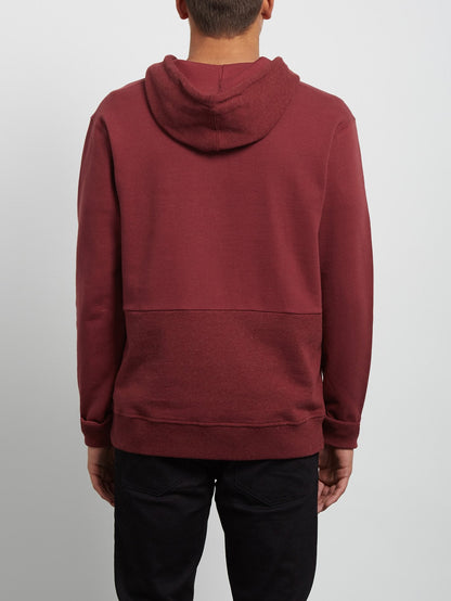 Milton Kapuzenpullover - Purpurrot